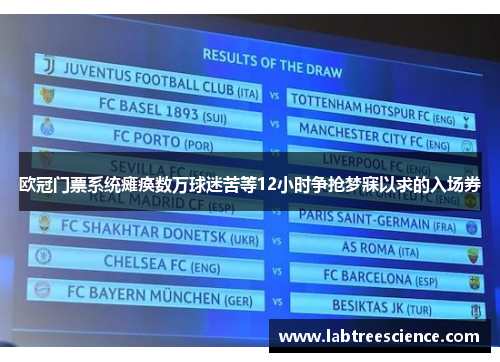 欧冠门票系统瘫痪数万球迷苦等12小时争抢梦寐以求的入场券